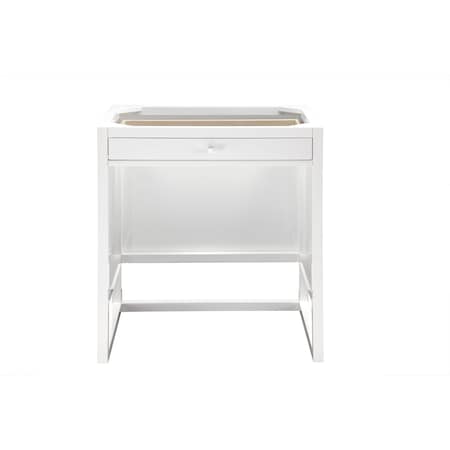 James Martin Vanities Athens 30in Countertop Unit, Glossy White E645-DU30-GW